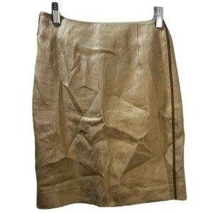 J Crew Women's Linen‎ Mini Skirt Size 0 NWT